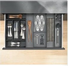 BLUM ZC7S650RS2 Ambia-line rámeček pro LBX/MVX, NL=650/Š=200 Indium šedá IG-M