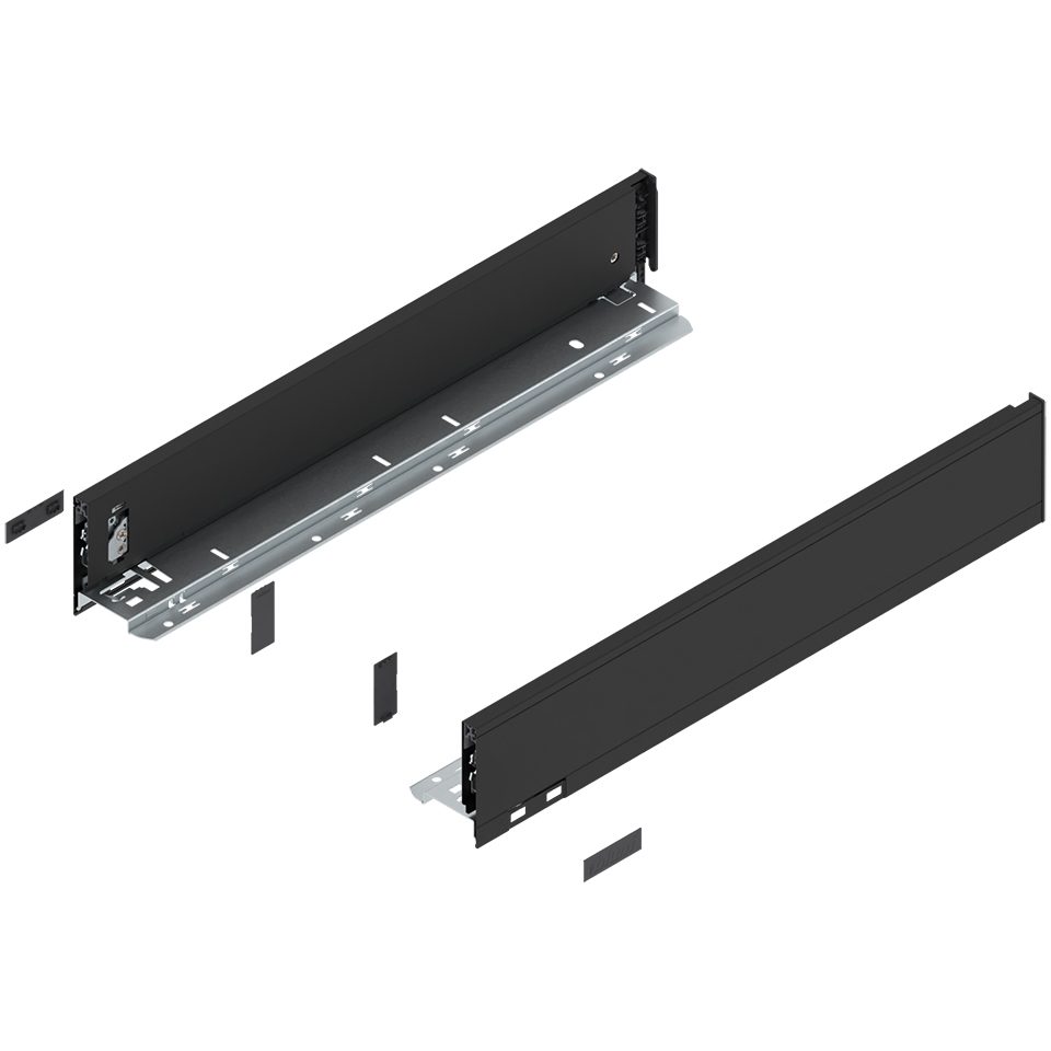 BLUM 770M2702S Legrabox, bočnice M 270mm, černá