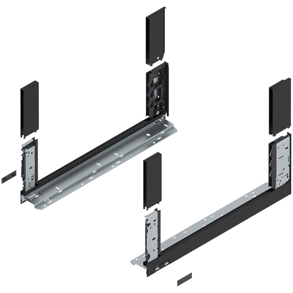 BLUM 780C4502S Legrabox, bočnice C free 450mm, černá
