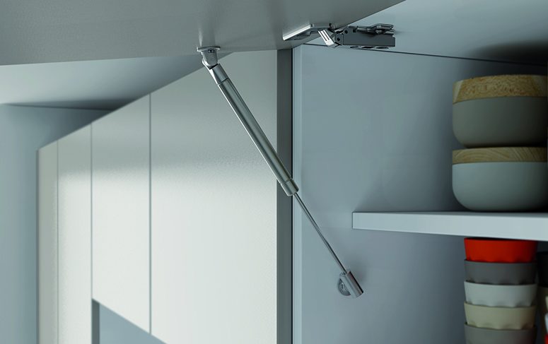 IF plynová vzpěra K12, pro horní výklop, automatická, 244mm/50N
