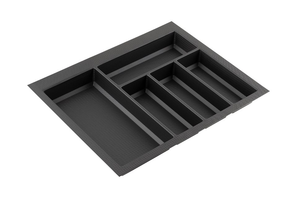 Příborník Classico Kristall softTouch 522x424mm černá