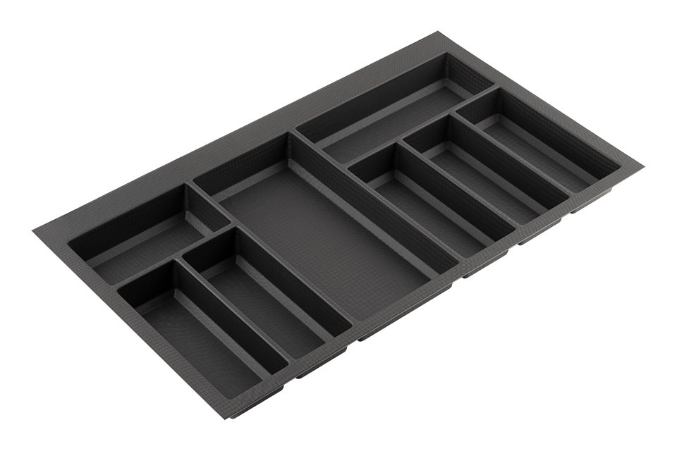 Příborník Classico Kristall softTouch 722x424mm černá