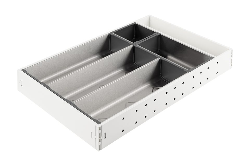 StrongMax příborník, sada 276/450mm, misky 3x264mm + 1x176mm +1x88mm, bílá