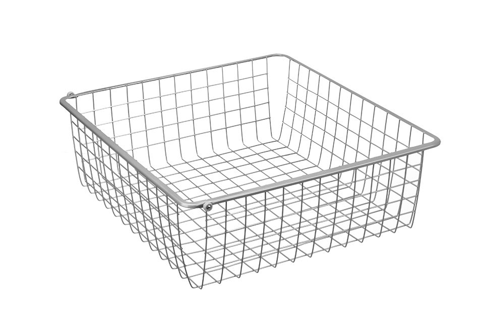 StrongWire Koš drátěný roller 536x494x175mm bílá