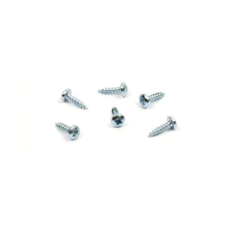 StrongFix Vrut PZ 4x15 půlkulatá hlava zinek bílý PZ2