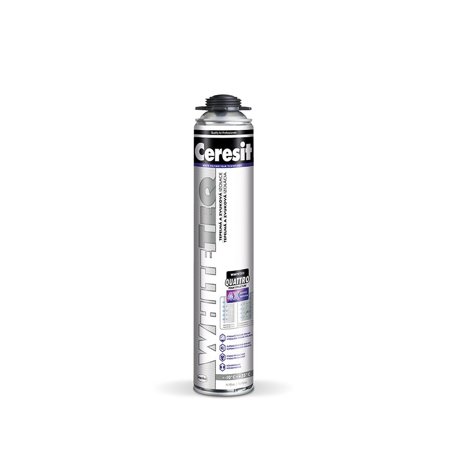 PATTEX pěna WhiteTeq PU 750 ml pistol