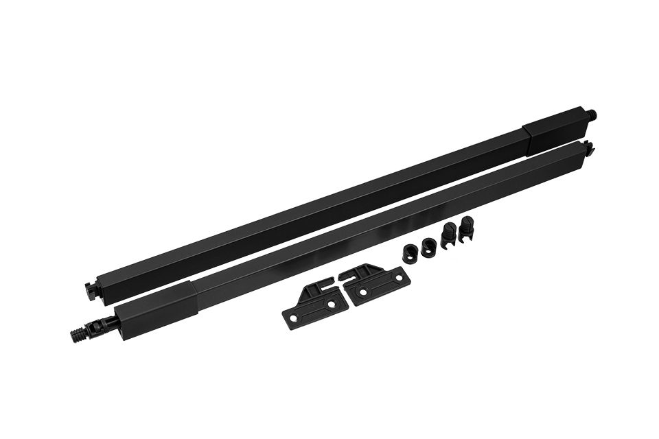 StrongMax 16/18 sada relingů pro navýšení zásuvky 450mm, černá