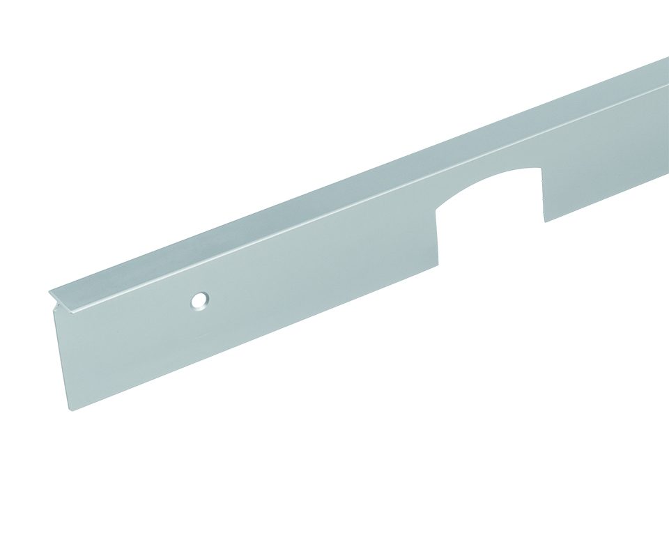 Spojovací lišta rohová/prodlužující pro pracovní desku 38 "0" radius L/P hliník