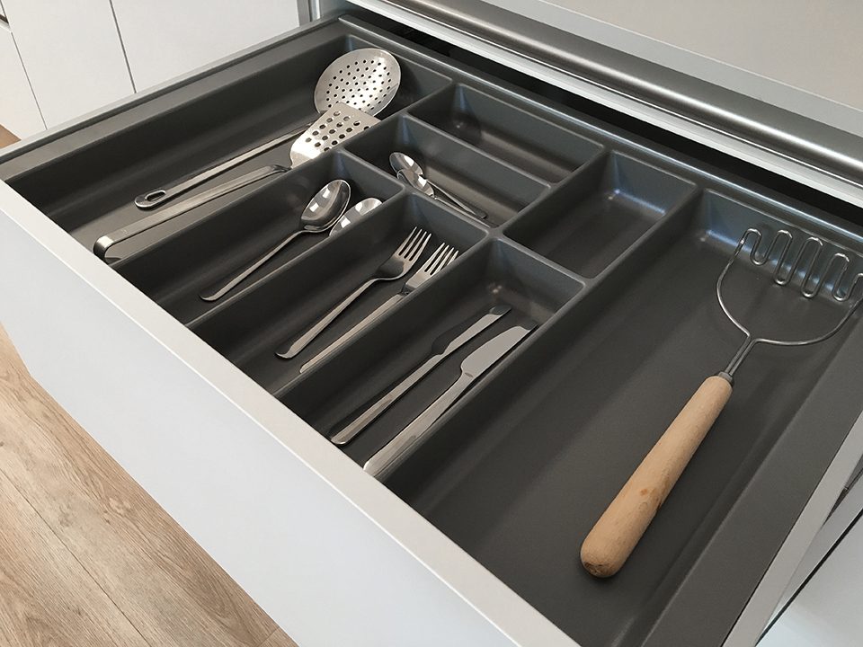 Příborník Nolago pro Merivobox 408x423mm stříbrná