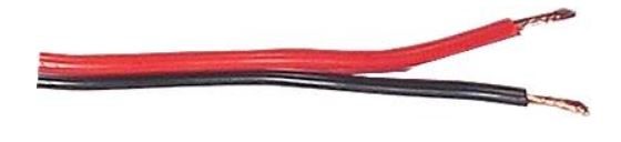 StrongLumio Dvojlinka 2x0,5mm2 20AWG, červeno-černá