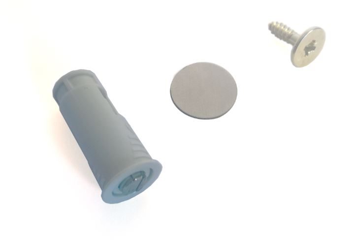 IF zápustný magnet K-Lock 10x27mm bílá