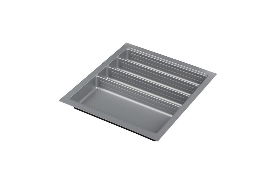 Příborník Scoop II 440x490mm stříbrná