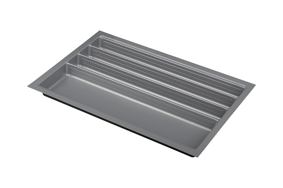 Příborník Scoop II 740x490mm stříbrná