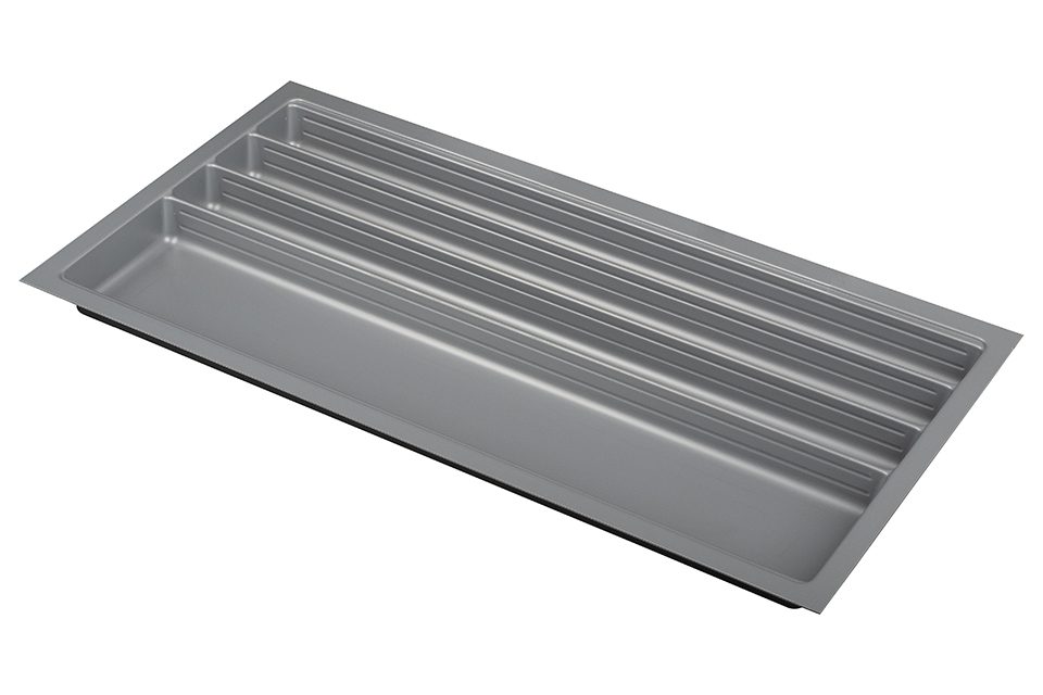 Příborník Scoop II 940x490mm stříbrná