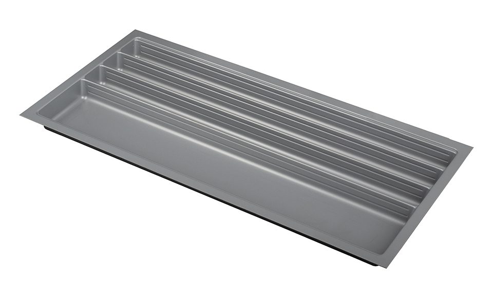 Příborník Scoop II 1140x490mm stříbrná