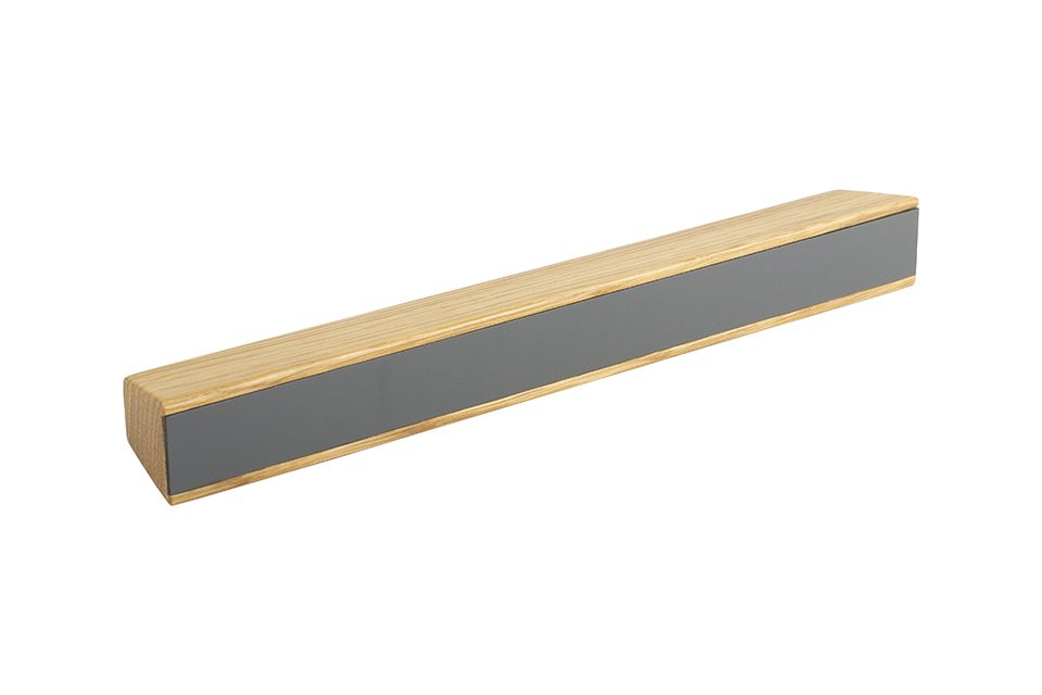 TULIP Úchytka Xin 996 dub lakovaný/šedá