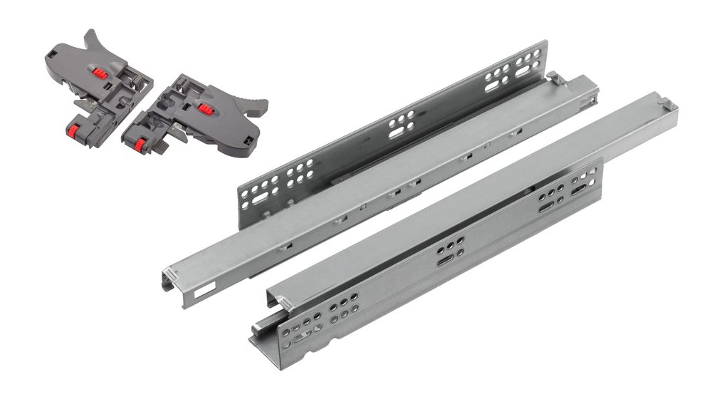 StrongRide synchro 3D skrytý celovýsuv, 550mm/40kg, tlumený dotah