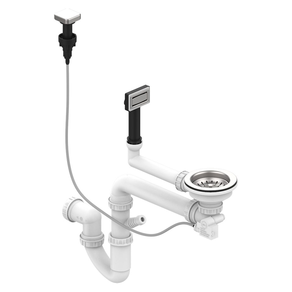 StrongSinks S3 Sifon pro úsporu místa s excentrem pro granitové dřezy