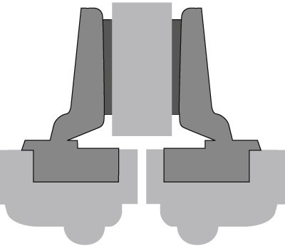 HETTICH 9155242 Intermat závěs dveře 43mm polonaložený 95° TH 40mm vrut pružina