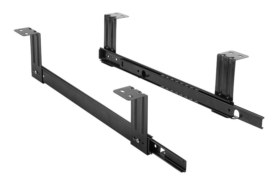 StrongBall S5 kuličkový částečný výsuv, klávesnicový, 350mm/15kg, černá