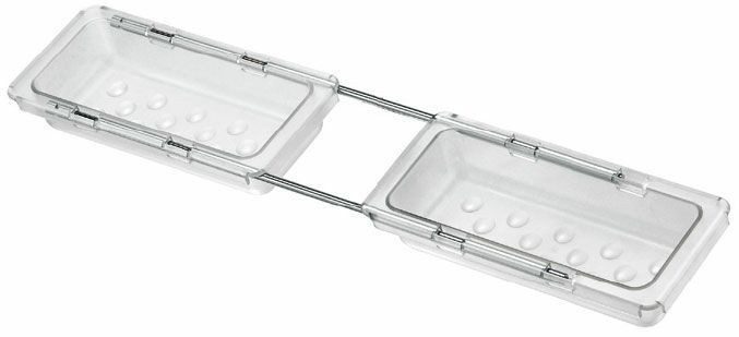 VIBO AVP10T, miska transparentní do šatního rámu