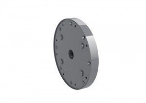 VIBO ASSA D2, distanční podložka pro sklopnou šatní tyč, 16mm, šedá
