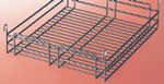 VIBO ACF48, šatní koš do šatního rámu, výška 150mm