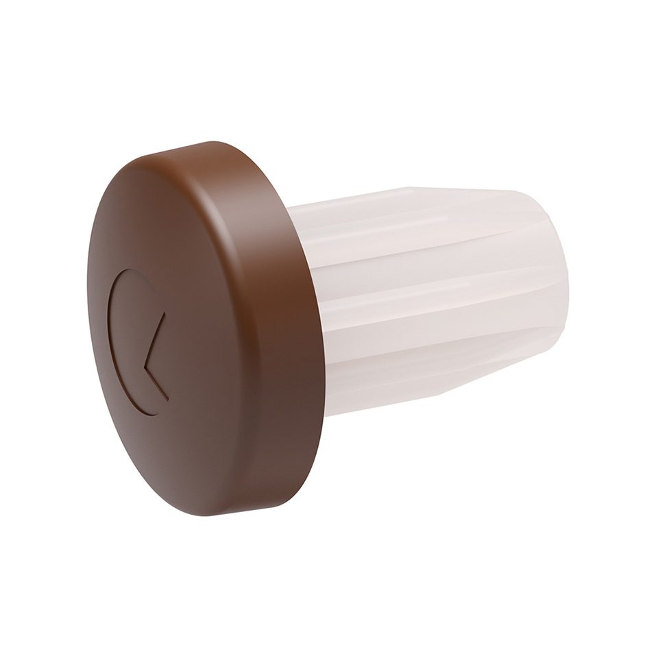 IF tlumič dvířek závrtný 5mm hnědá