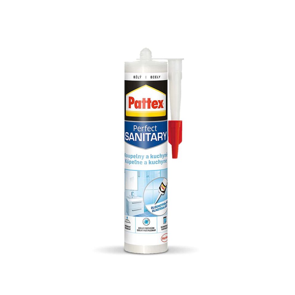 PATTEX SILIKON SANITÁRNÍ BÍLÝ 280ml