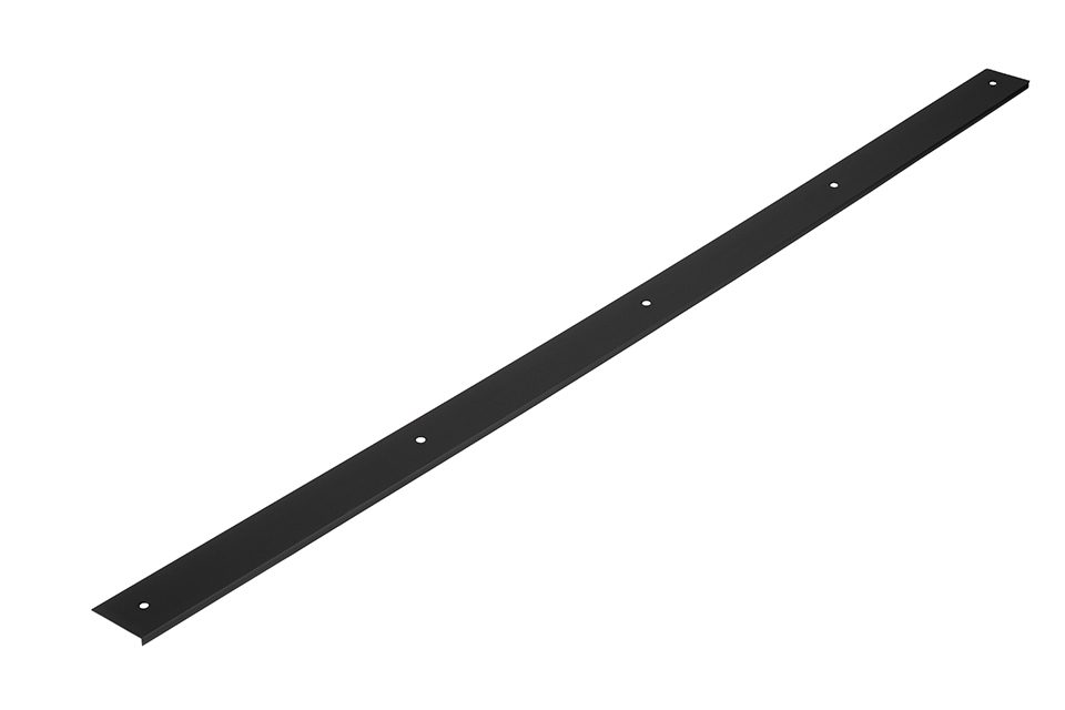 Ukončovací lišta pro pracovní desku 38mm "0" radius 900mm pravá černá matná