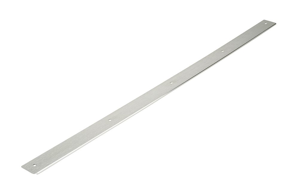 Ukončovací lišta na pracovní desku 38mm délka 900mm levá nerez