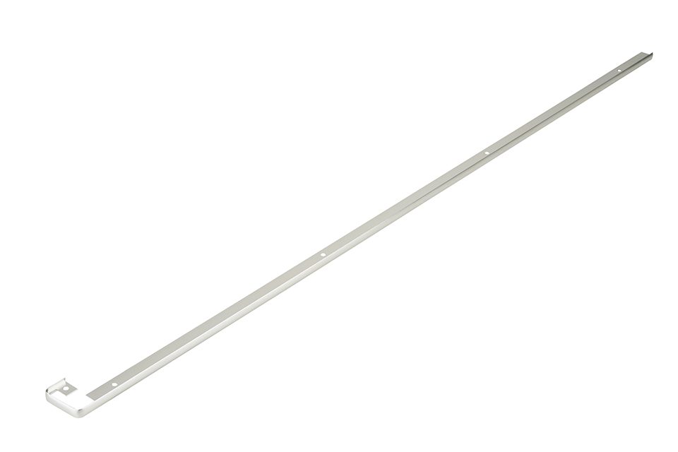 Spojovací lišta prodlužovací na pracovní desku 38mm délka 900mm L/P nerez
