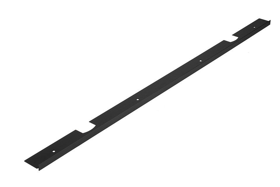 Spojovací lišta rohová/prodlužující pro PD 38 "0" radius 900mm L/P černá matná
