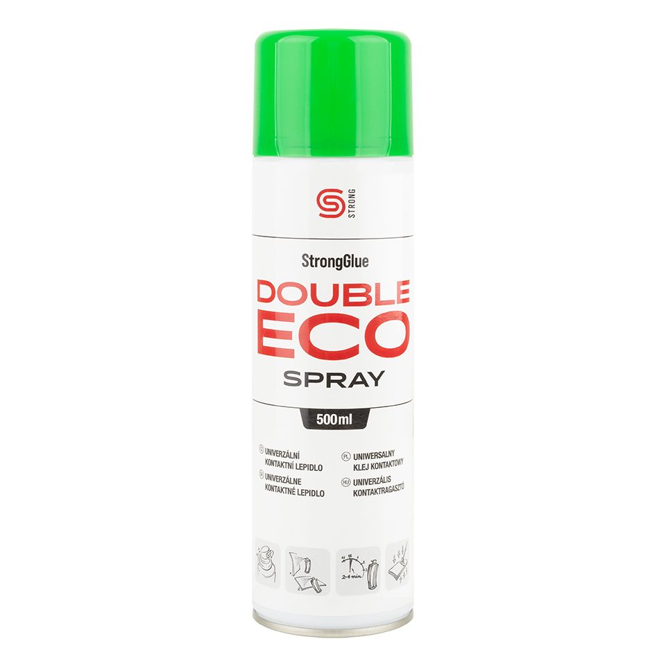 StrongGlue Kontaktní lepidlo DOUBLE ECO 500ml sprej