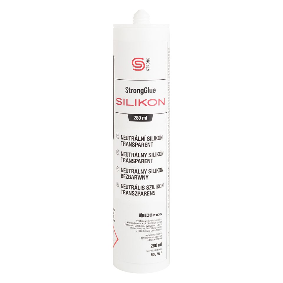 StrongGlue Neutrální silikon transparent 280ml
