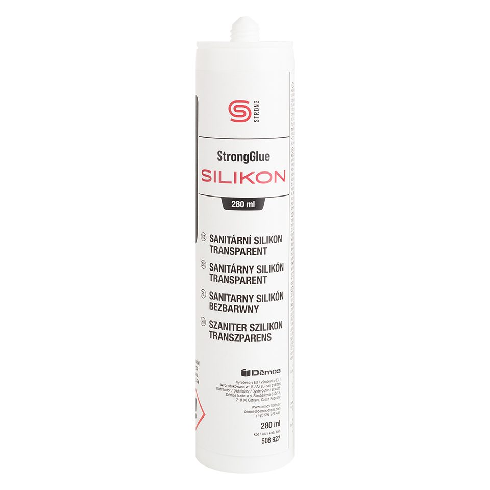 StrongGlue Sanitární silikon transparent 280ml