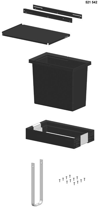 BLANCO 521542 Sorter Flexon II 30/1 1x19l