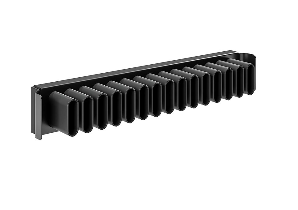 KES 238379 Conero boční výsuv na opasky nebo kravaty, 475mm, černý