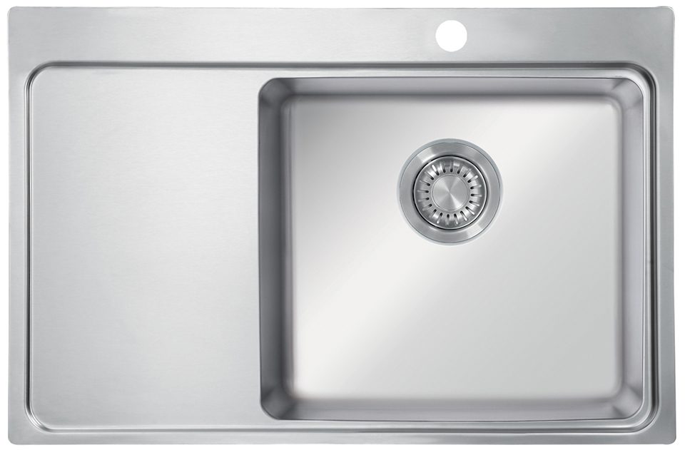 StrongSinks S3 Dřez Nida 787 787x520mm odkap vlevo nerez