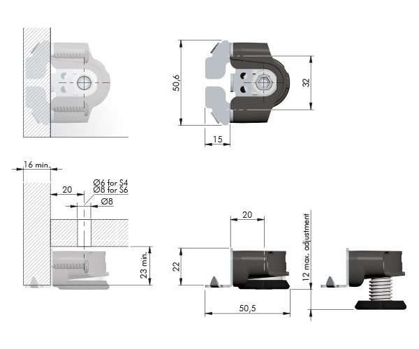 IF Integrato tech G rektifikace 12mm trn