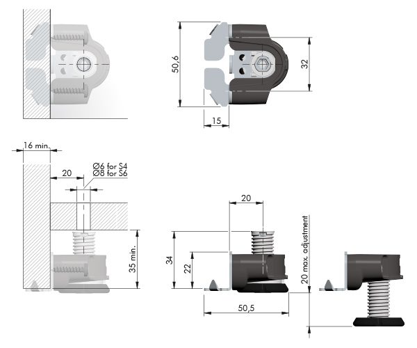 IF Integrato tech G rektifikace 20mm trn