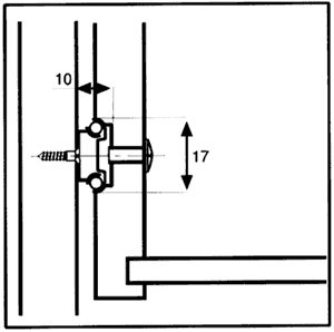 StrongBall S5 kuličkový částečný výsuv zafrézovaný 17mm, 342mm/10kg, bez tlumení