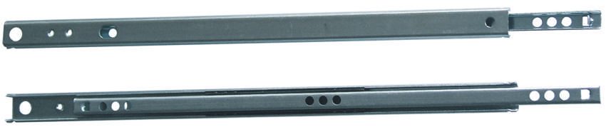StrongBall S5 kuličkový částečný výsuv zafrézovaný 17mm, 182mm/10kg, bez tlumení