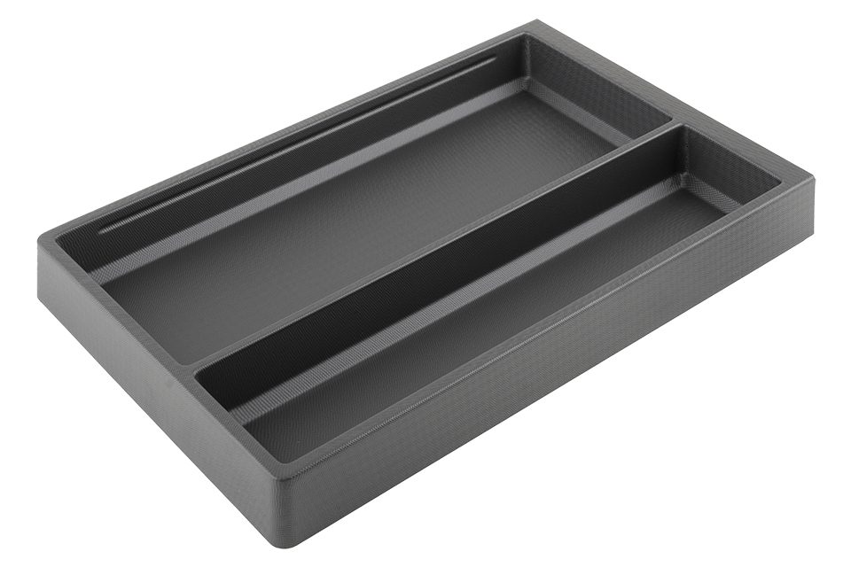 Příborník Separado Flex Kristall soft Touch 546x300x2,8mm černá