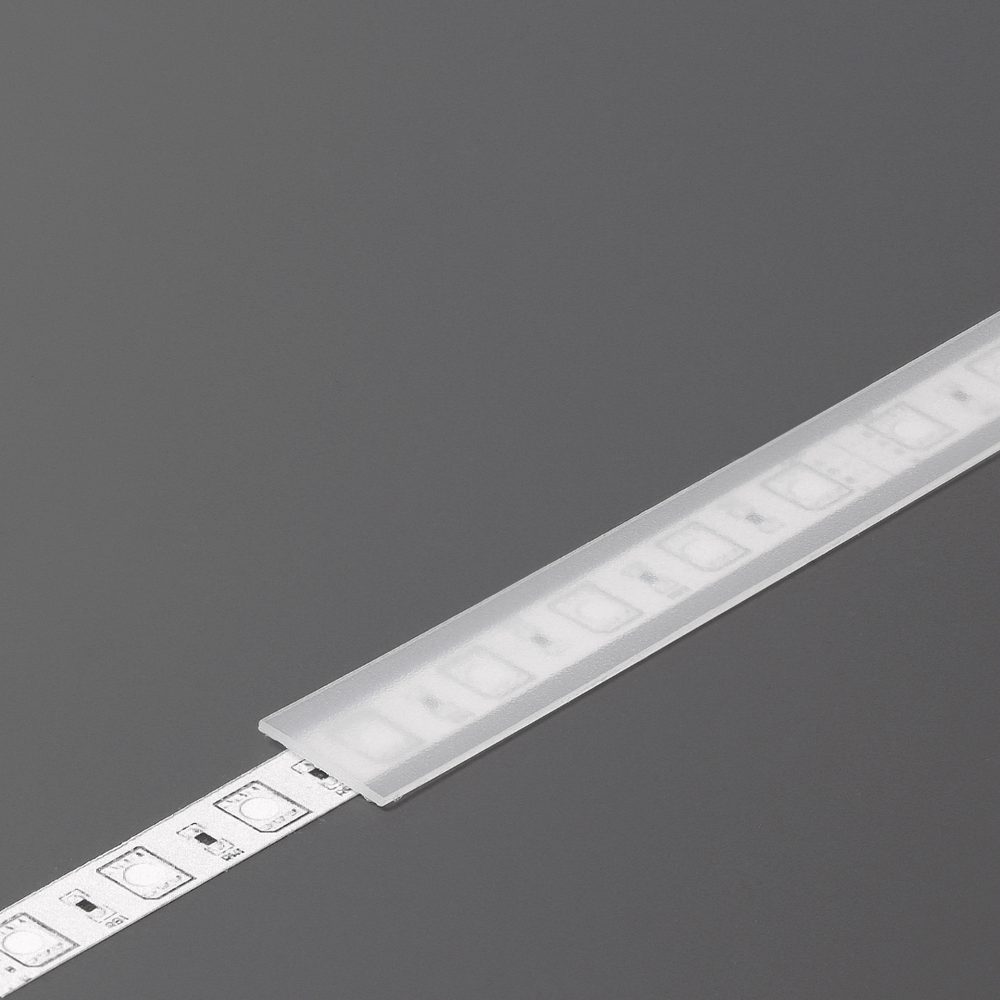 StrongLumio krycí lišta J Begtin/Begton 12 naklapávací/násuvná, 3000mm průsvitná