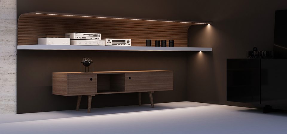StrongLumio profil LED Groove 10, 4050mm bílá lak
