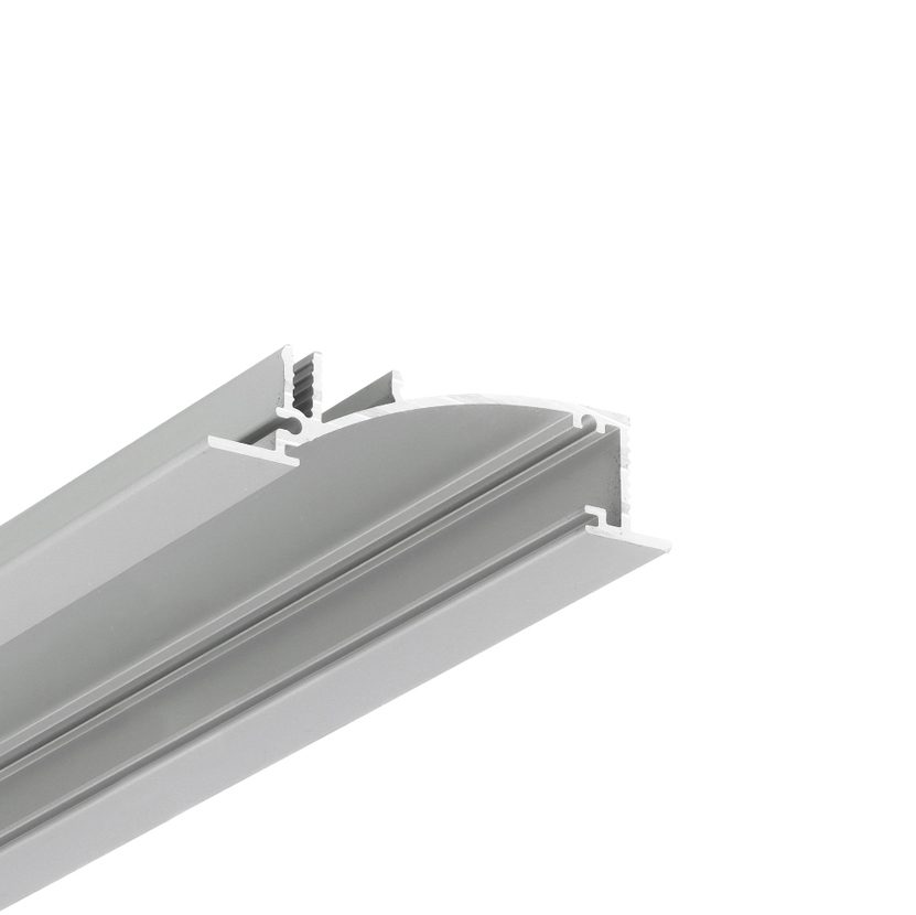 StrongLumio profil LED Flat 8, 2000mm stříbrná elox