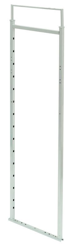 K-VIBO Potravinka BALL šedé dno/skleněné bočnice chrom 400/1693-1993