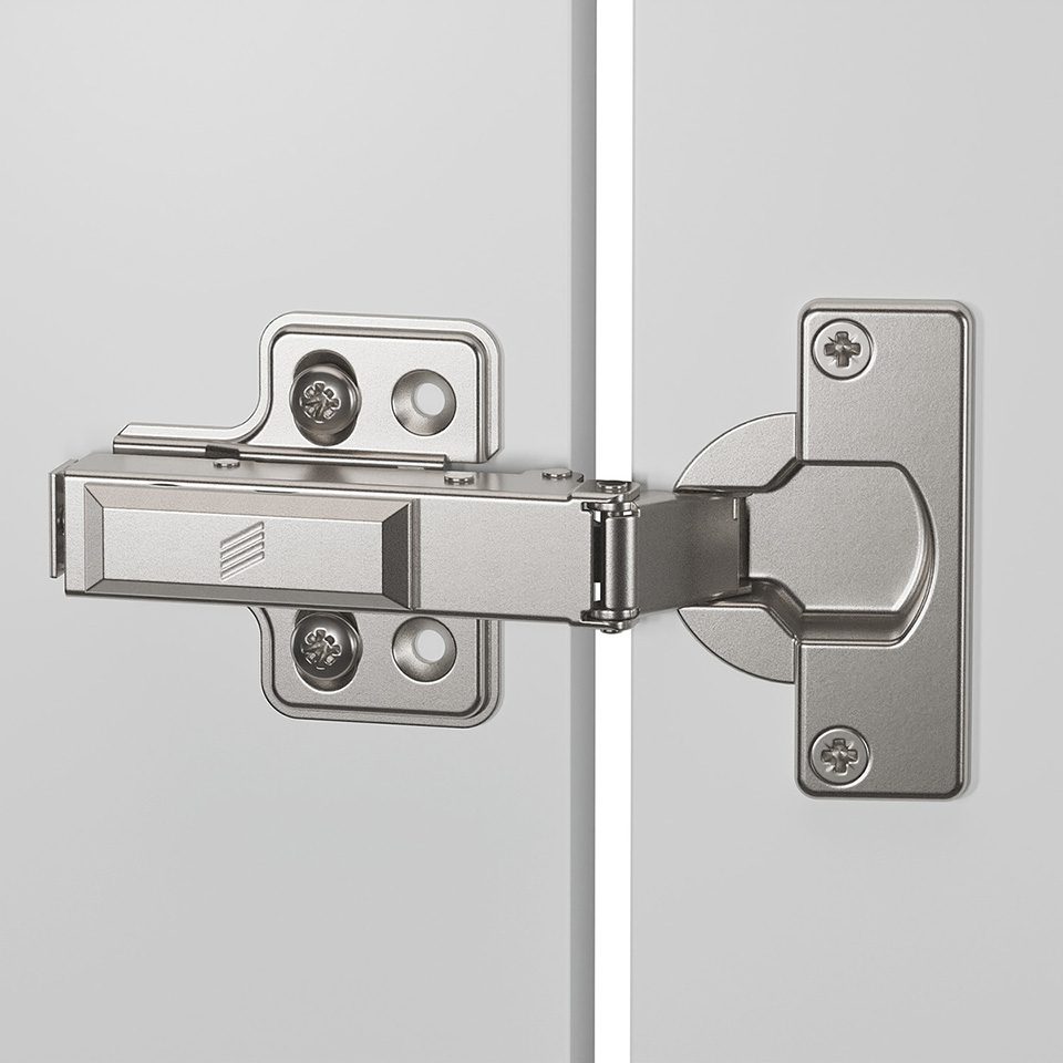 HETTICH 9325749 Veosys závěs naložený nerez vrut TH52 SiSy tenké dvířko od 12mm