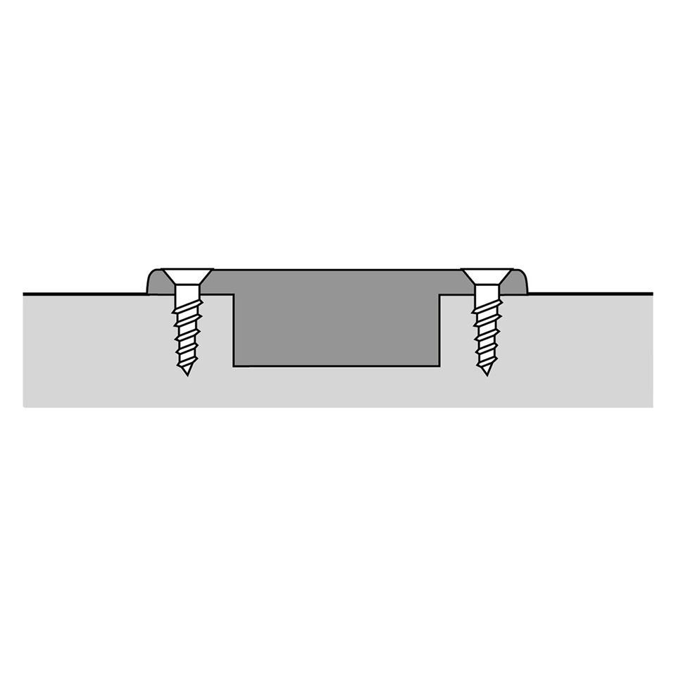 HETTICH 9325749 Veosys závěs naložený nerez vrut TH52 SiSy tenké dvířko od 12mm